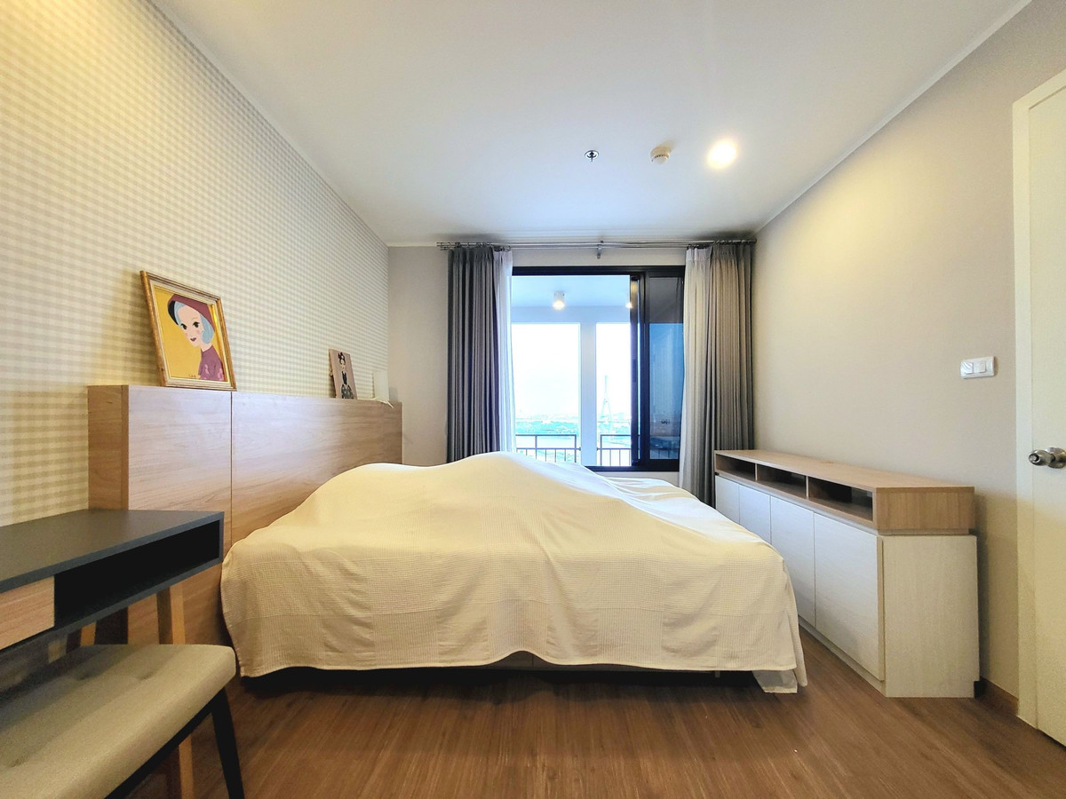 For RentCondoRama3 (Riverside),Satupadit : For rent The U Delight Residence Riverfront Rama 3 beautiful room, very wide balcony, very good price.