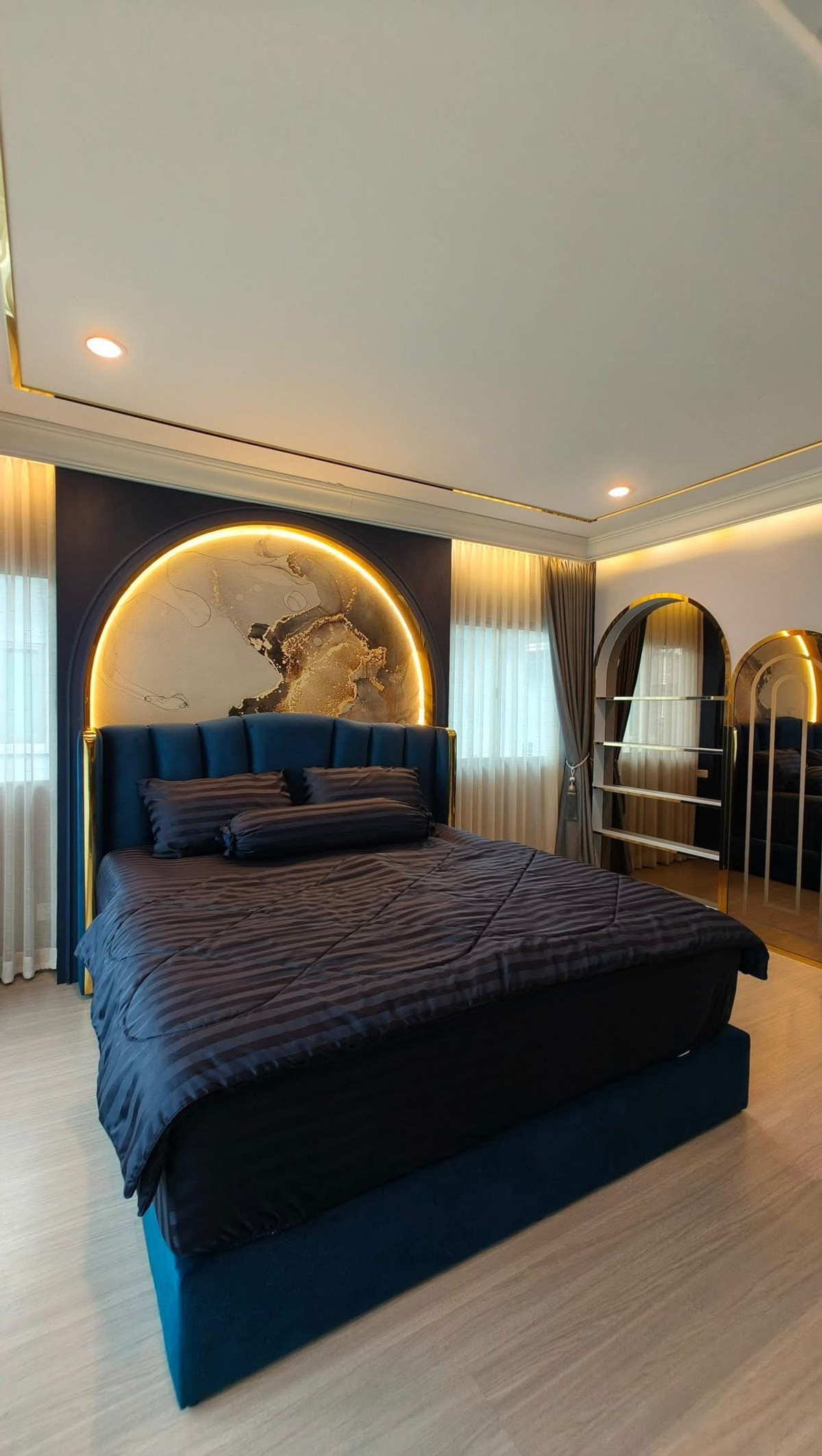 For SaleHouseChaengwatana, Muangthong : Luxury detached house for sale modern style Simple, elegant but perfect in every corner. The Palm Chaengwattana-Chaiyaphruek 70 square meters.