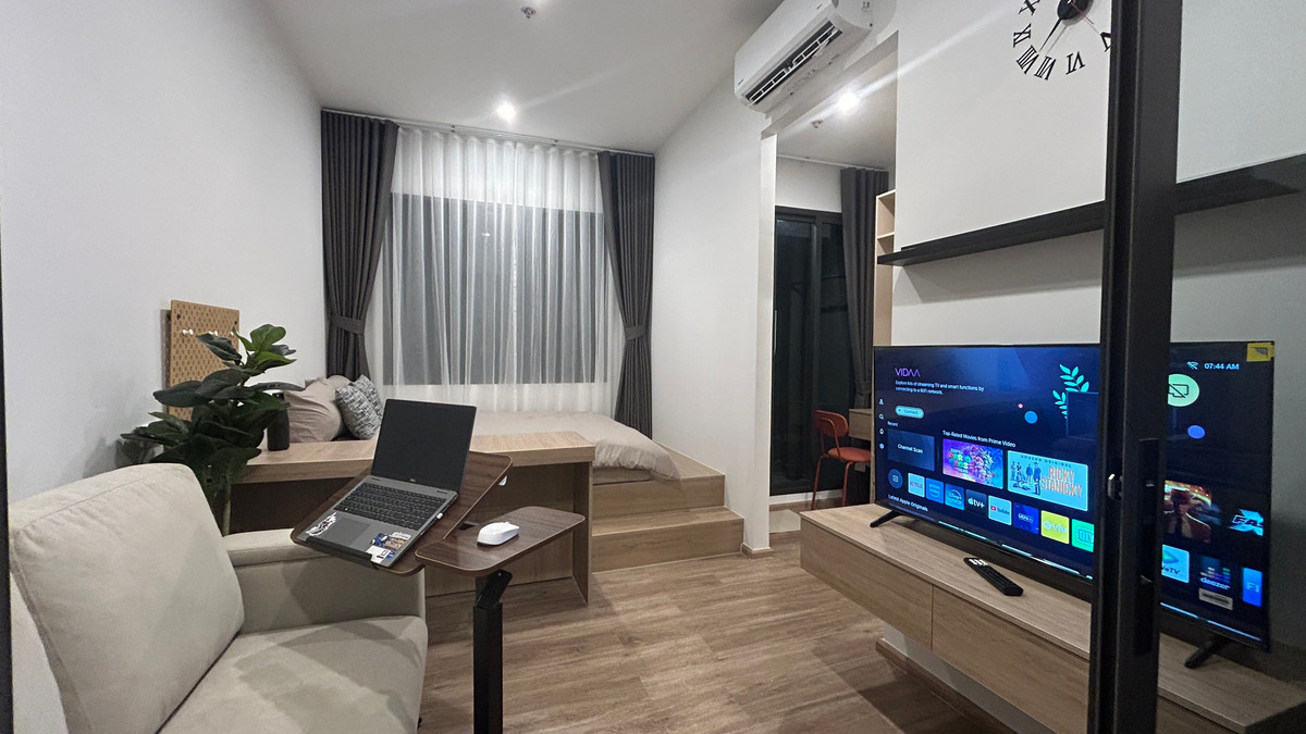 ให้เช่าคอนโดบางนา แบริ่ง ลาซาล : PFD-07481 ให้เช่าคอนโด เฟล็กซี่ เมกะ สเปซ บางนา ( Flexi Mega Space Bangna ) นัดชมห้อง ■ line : @propertyfinder			