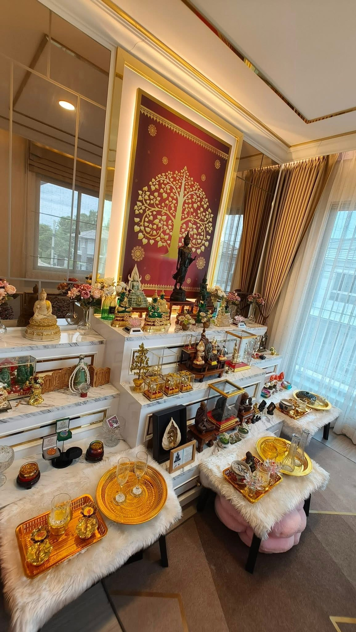 For SaleHouseChaengwatana, Muangthong : Luxury detached house for sale modern style Simple, elegant but perfect in every corner. The Palm Chaengwattana-Chaiyaphruek 70 square meters.