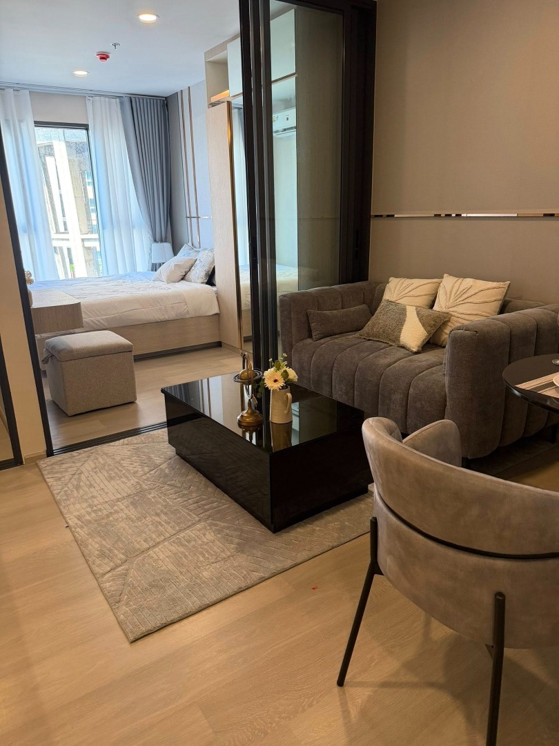 For RentCondoOnnut, Udomsuk : 🔥Urgent Rent🔥 Aspire On Nut Station, fully furnished and ready to move in, just 200 meters from BTS On Nut.