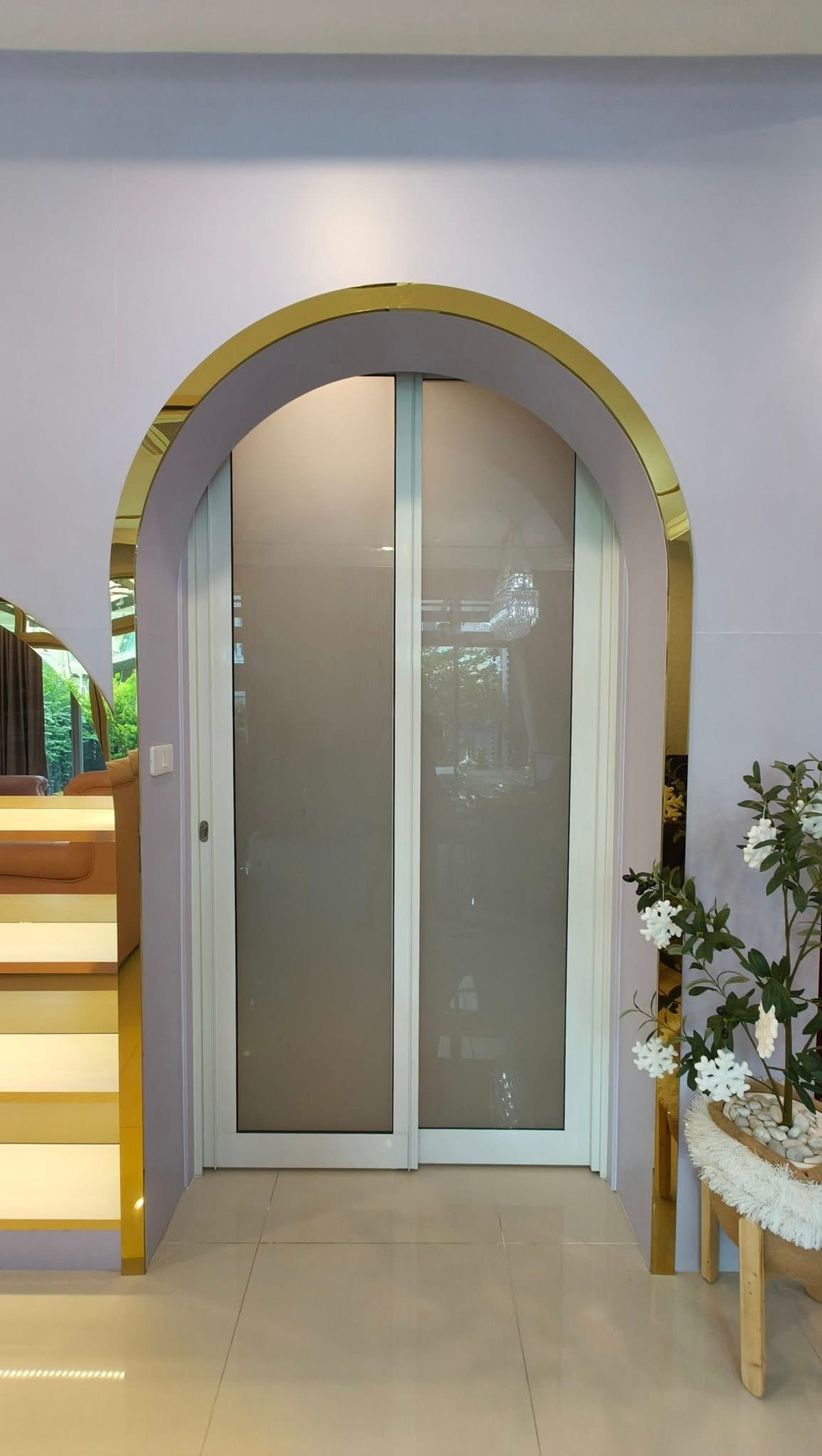 For SaleHouseChaengwatana, Muangthong : Luxury detached house for sale modern style Simple, elegant but perfect in every corner. The Palm Chaengwattana-Chaiyaphruek 70 square meters.