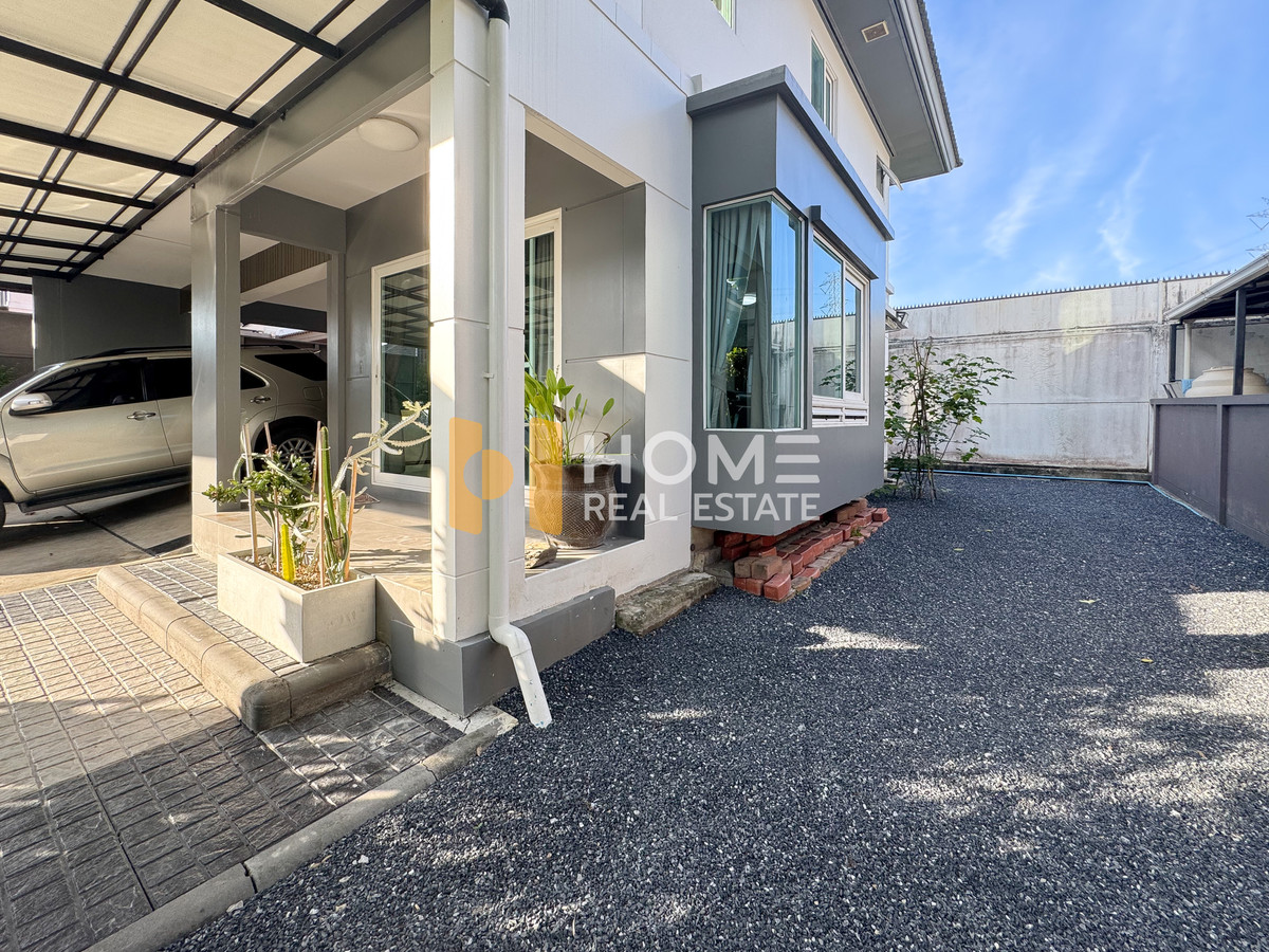 ขายบ้านลาดกระบัง สุวรรณภูมิ : ตำแหน่งใกล้ส่วนกลาง ✨ มัณฑนา อ่อนนุช - วงแหวน 4 / 3 ห้องนอน (ขาย), Manthana Onnut - Wongwan 4 / 3 Bedrooms (FOR SALE) POON089