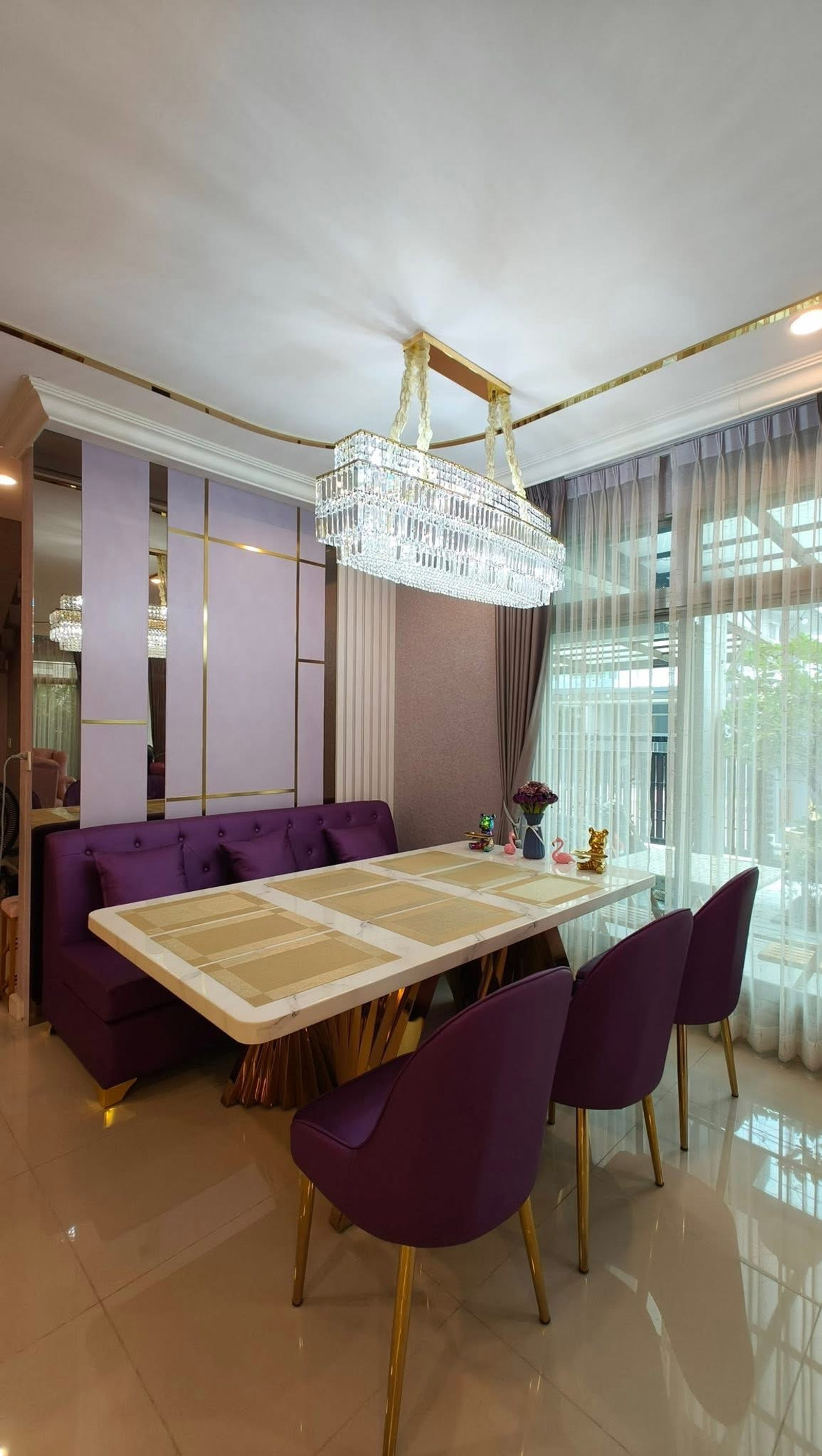 For SaleHouseChaengwatana, Muangthong : Luxury detached house for sale modern style Simple, elegant but perfect in every corner. The Palm Chaengwattana-Chaiyaphruek 70 square meters.