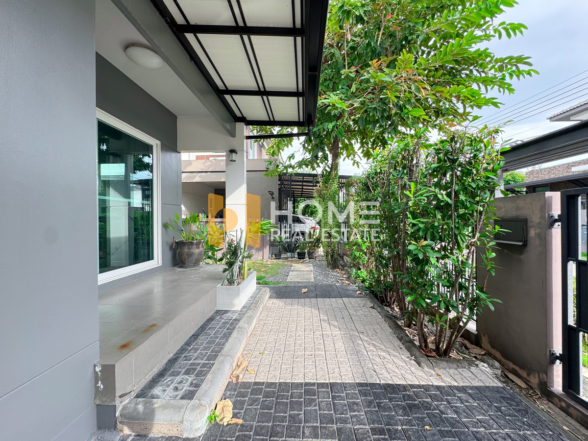 ขายบ้านลาดกระบัง สุวรรณภูมิ : ตำแหน่งใกล้ส่วนกลาง ✨ มัณฑนา อ่อนนุช - วงแหวน 4 / 3 ห้องนอน (ขาย), Manthana Onnut - Wongwan 4 / 3 Bedrooms (FOR SALE) POON089