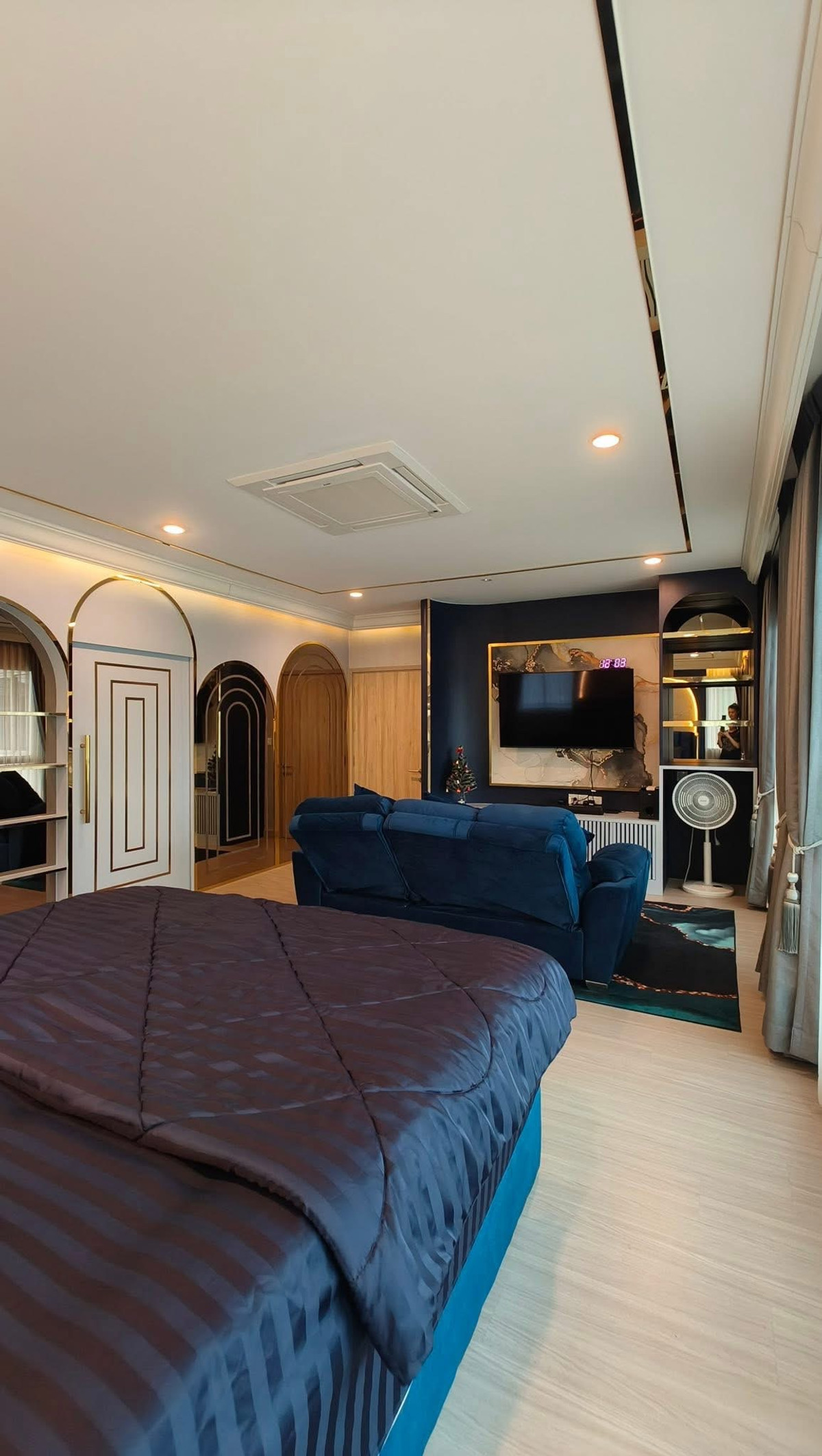 For SaleHouseChaengwatana, Muangthong : Luxury detached house for sale modern style Simple, elegant but perfect in every corner. The Palm Chaengwattana-Chaiyaphruek 70 square meters.