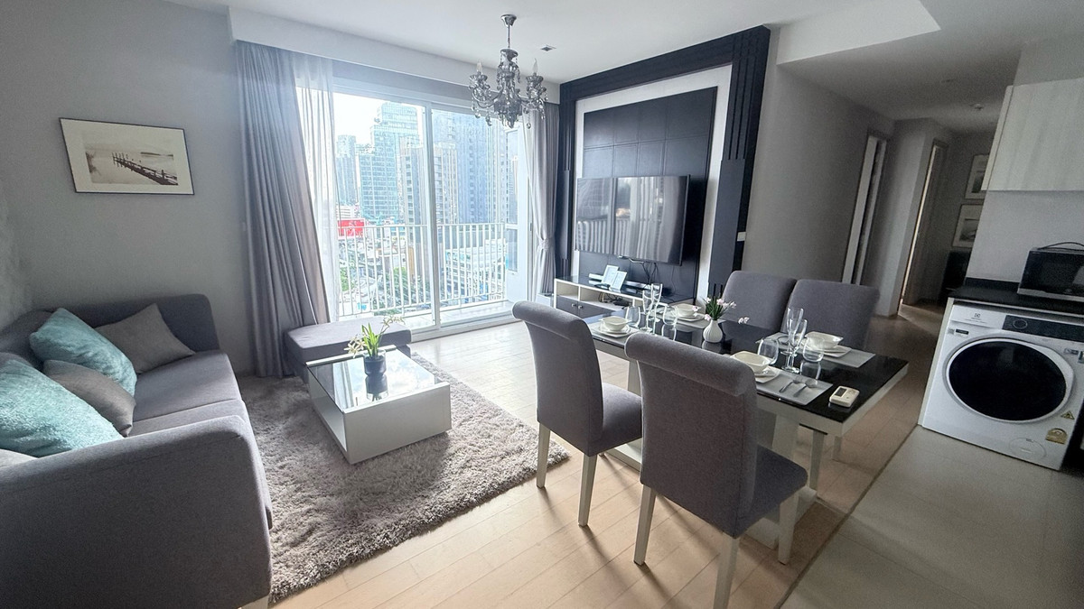 For RentCondoSukhumvit, Asoke, Thonglor : ✨ For rent 2-BR Condo HQ Thonglor near BTS Thonglor 🔥🔥FOR RENT🔥🔥