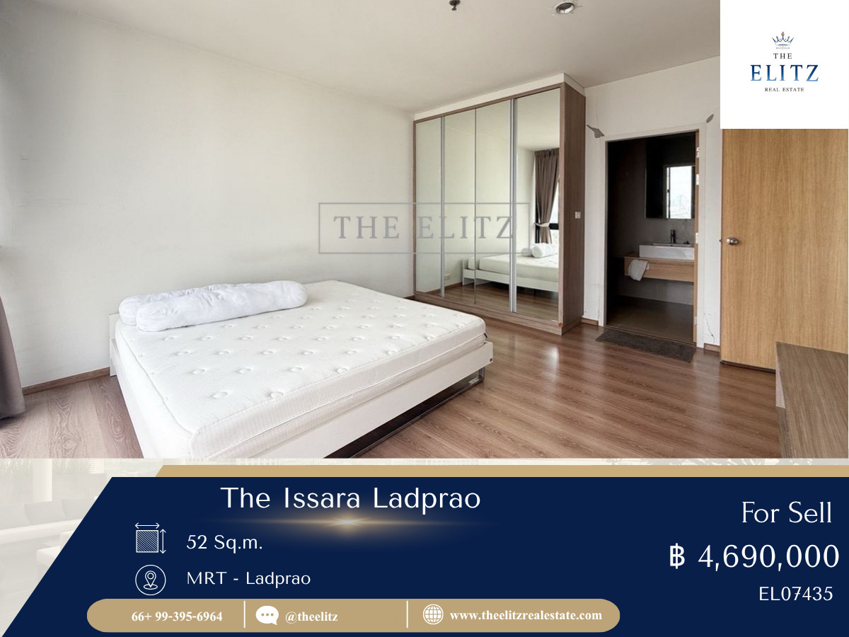 For SaleCondoLadprao, Central Ladprao : ✨ Ladprao, location of the future, The Issara Ladprao, a quality condo that comes with an excellent design ❤️