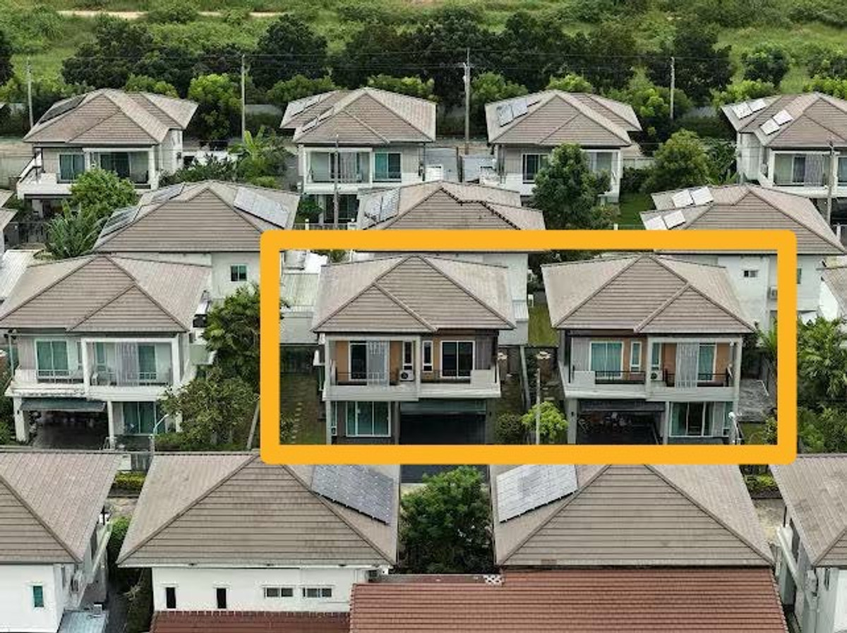 For SaleHouseNawamin, Ramindra : Two Adjacent Houses — The Most Valuable Choice at Sena Park Grand Ramindra! Prime Location on Kanchanaphisek Ring Road — Only 5 Minutes to Fashion Island! For Sale: Detached Houses at Sena Park Grand Ramindra (122 sq.wah | 6 Bedrooms | 6 Bathrooms 