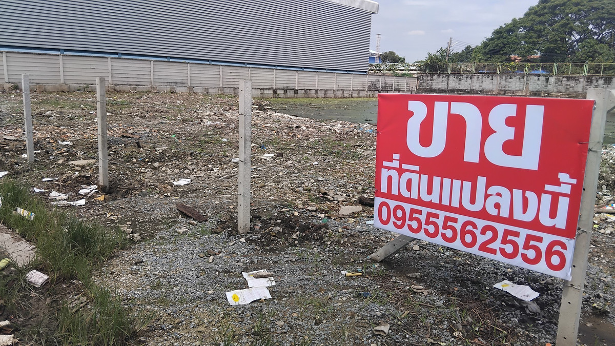 ขายที่ดินนนทบุรี บางใหญ่ บางบัวทอง : ขายที่ดิน #วัดคลองตาคล้าย เนื้อที่ 1 ไร่ 3 งาน 81.8 ตรว. ราคาไร่ละ 6.5 ลบ.#โกดังสินค้า