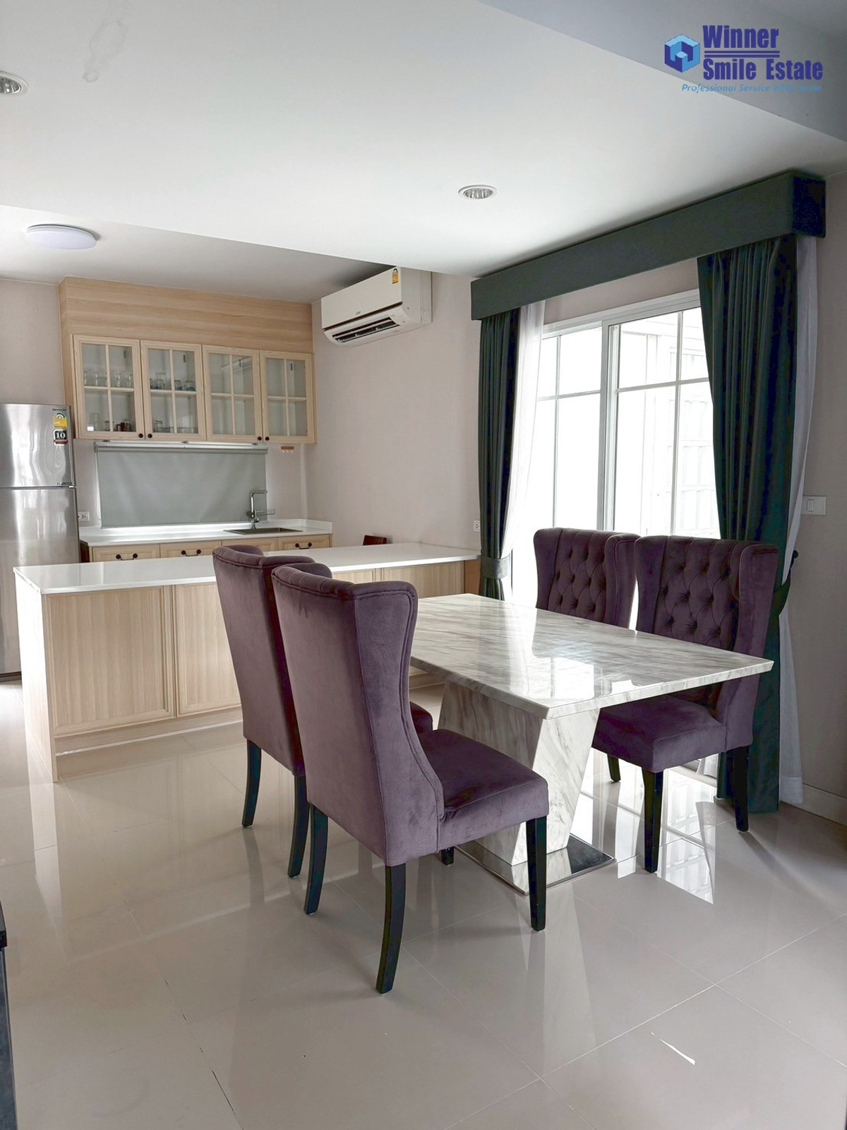 For RentTownhomeBangna, Bearing, Lasalle : 🔥 Townhome for rent Near Mega Bangna, The Village Bangna, Wongwaen 3, corner house, fully furnished.