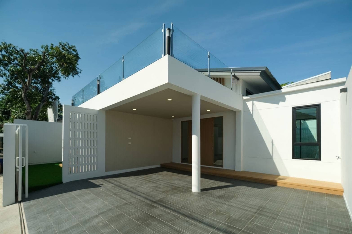 For SaleHouseOnnut, Udomsuk : K-6622 for sale!! Single house, convenient travel, can enter and exit in many ways, Seri Village, On Nut 70, newly renovated.