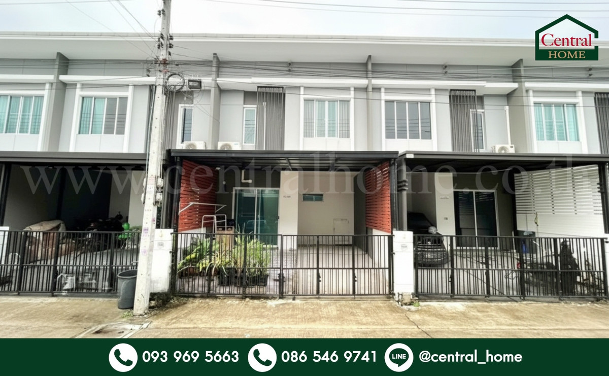 ขายทาวน์โฮมปทุมธานี รังสิต ธรรมศาสตร์ : ทาวน์โฮม พฤกษาวิลล์ 111 รังสิต - ซอย เวิร์คพอยท์ ตกแต่งพร้อมอยู่