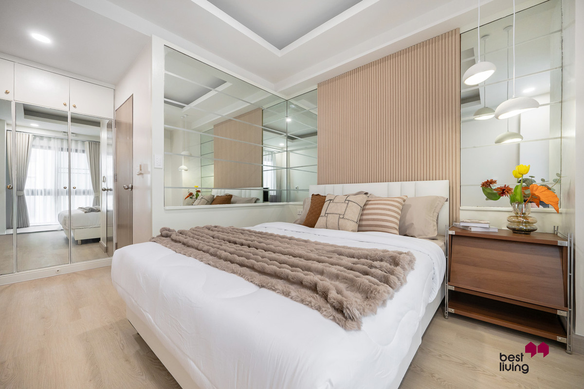 For SaleCondoNonthaburi, Bang Yai, Bangbuathong : Corner room 91 sq m., open and airy all day, near MRT Nonthaburi Government Center.