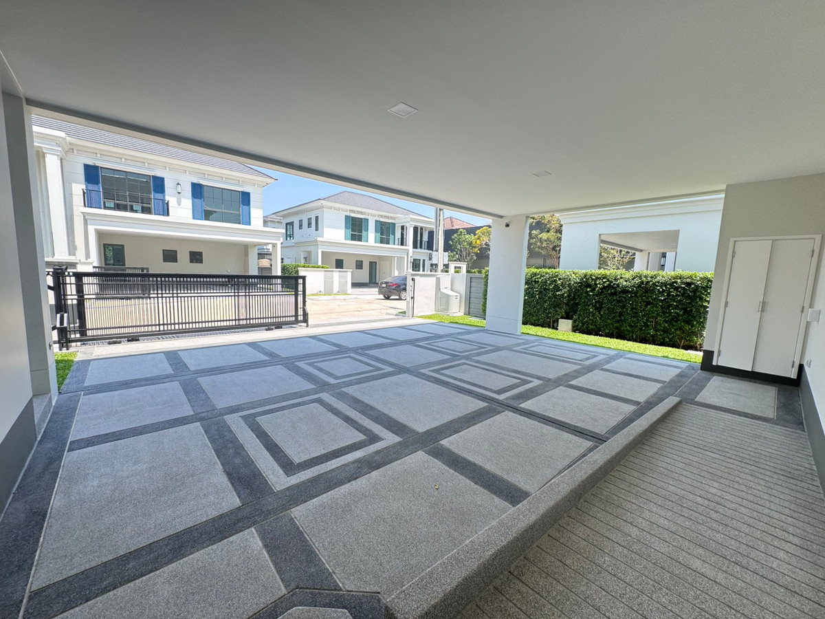 For RentHouseChaengwatana, Muangthong : Large detached house Setthasiri Ngamwongwarn new house ready for rent. Near Ngamwongswan Expressway