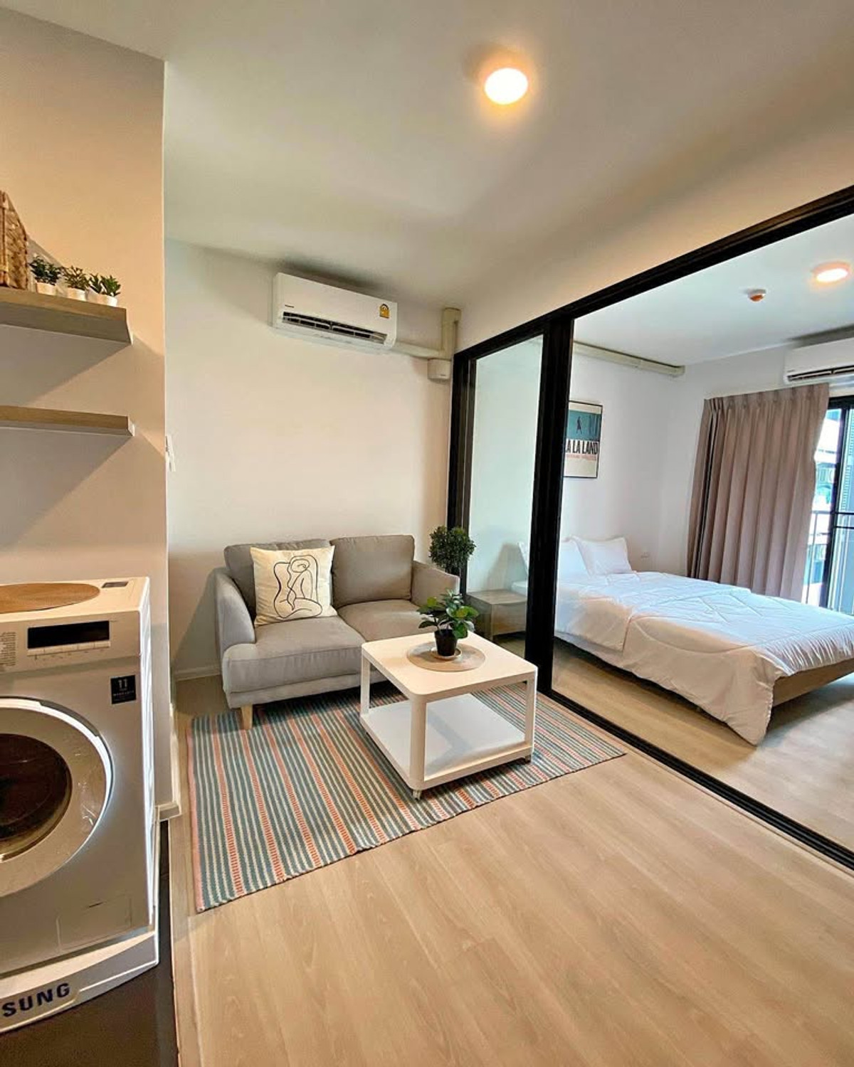 For RentCondoBangna, Bearing, Lasalle : 🔥🔥 For rent A Space Mega (A Space Mega) – 1 bedroom, ready to move in 📐 Size 29 sq m. | 16th floor | North balcony, IKEA view