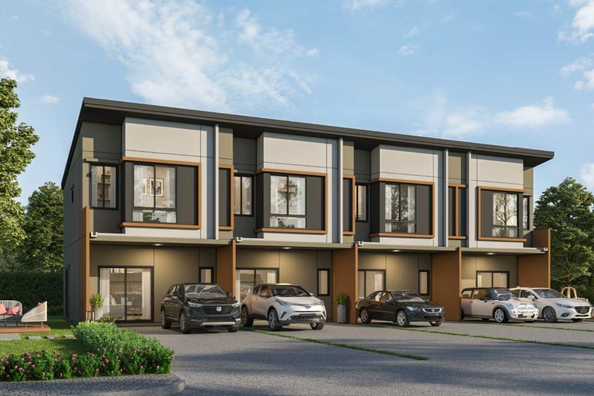 For SaleTownhomeLadkrabang, Suwannaphum Airport : 🏡 2-story townhome for sale – Pleno Town Lat Krabang – Chalong Krung 53, next to Chalong Krung Road, good location, near institutes and department stores.