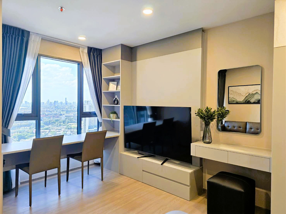 For RentCondoKhlongtoei, Kluaynamthai : **For rent //Condo Aspire Sukhumvit – Rama 4 -1 Bed 1bath, fully furnished, new room, only 16,000 baht/month, 27th floor, beautiful view (Fully furnished), size 27 sqm.