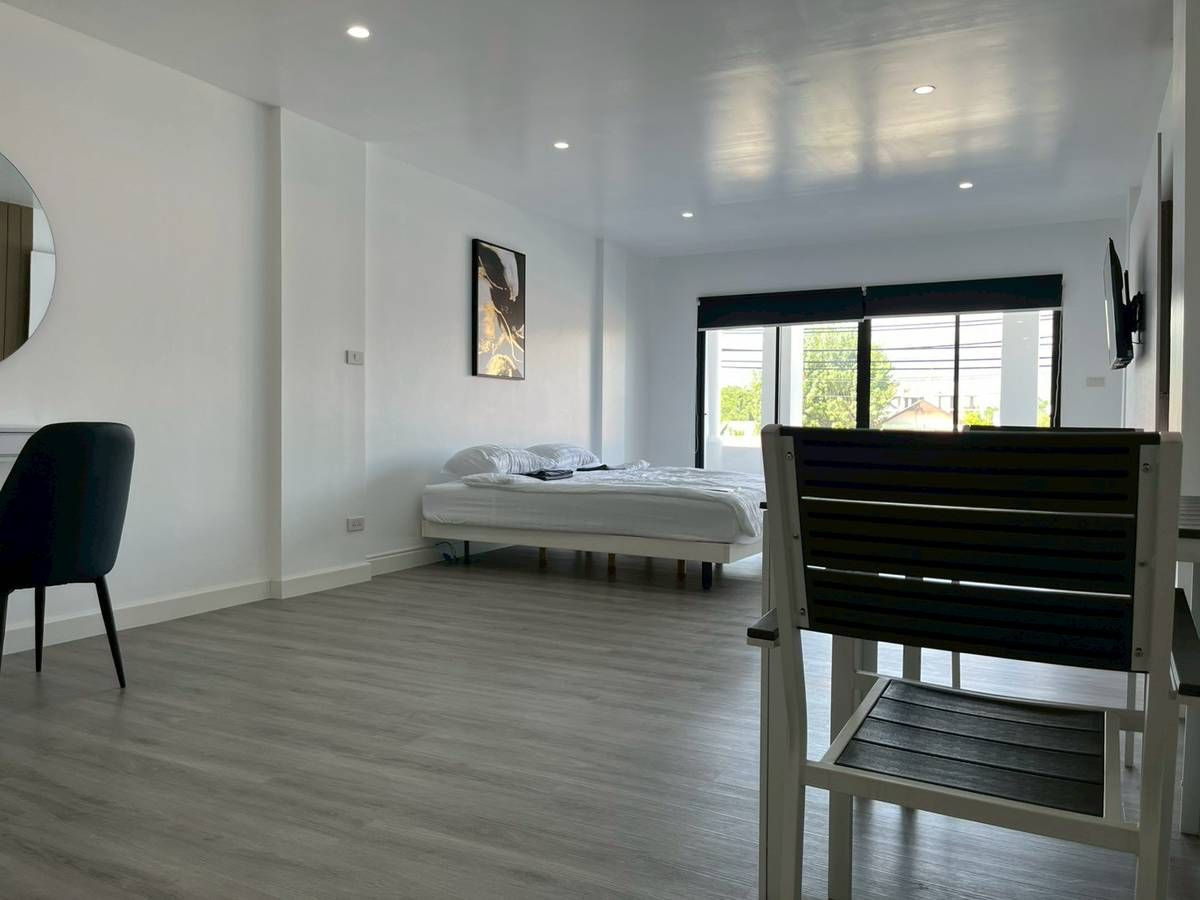 For RentChiang Mai : Line ID: @zimple_asset  Newly Opened Room near Fa Ham Intersection, Chiang Mai, Great location on Chiang Mai–Mae Jo Road with Doi Suthep views from every room. Spacious, new, beautifully designed rooms 🌿✨