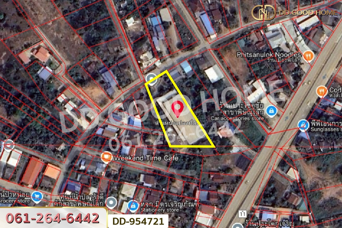 For SaleWarehousePhitsanulok : DD-954721 Warehouse with office, 2 rai, 200 sq wah, Phitsanulok, near Samo Khae Subdistrict Administrative Organization