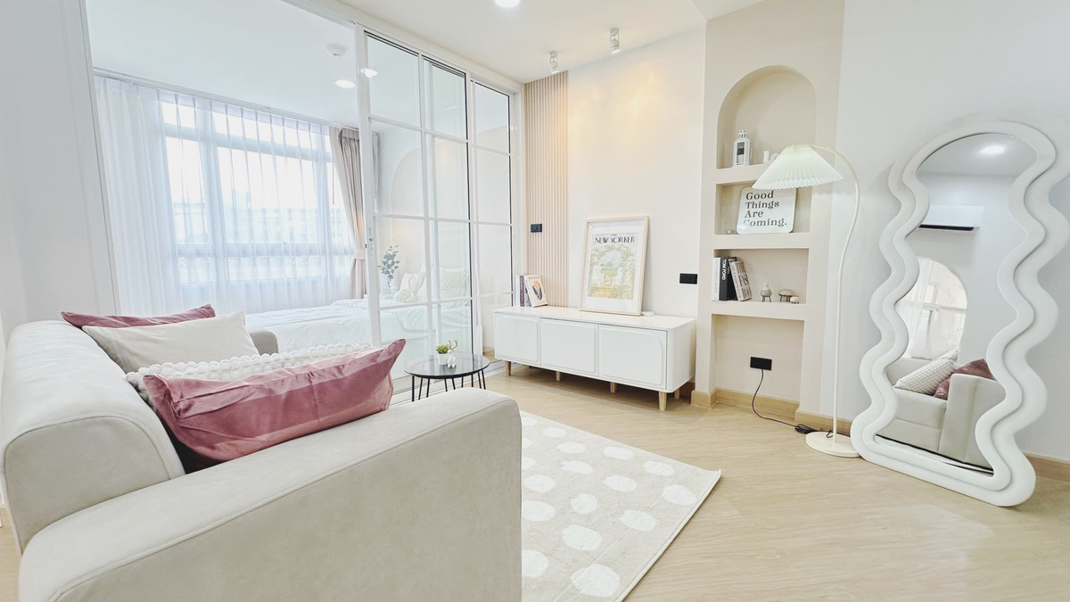 ขายคอนโดรามคำแหง หัวหมาก : ขาย Fak Khao Pode ฝักข้าวโพด ห้องสวย เฟอร์ครบ พร้อมเข้าอยู่