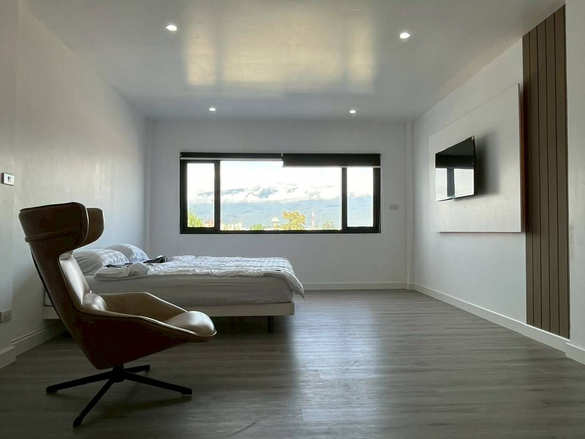 For RentChiang Mai : Line ID: @zimple_asset  Newly Opened Room near Fa Ham Intersection, Chiang Mai, Great location on Chiang Mai–Mae Jo Road with Doi Suthep views from every room. Spacious, new, beautifully designed rooms 🌿✨
