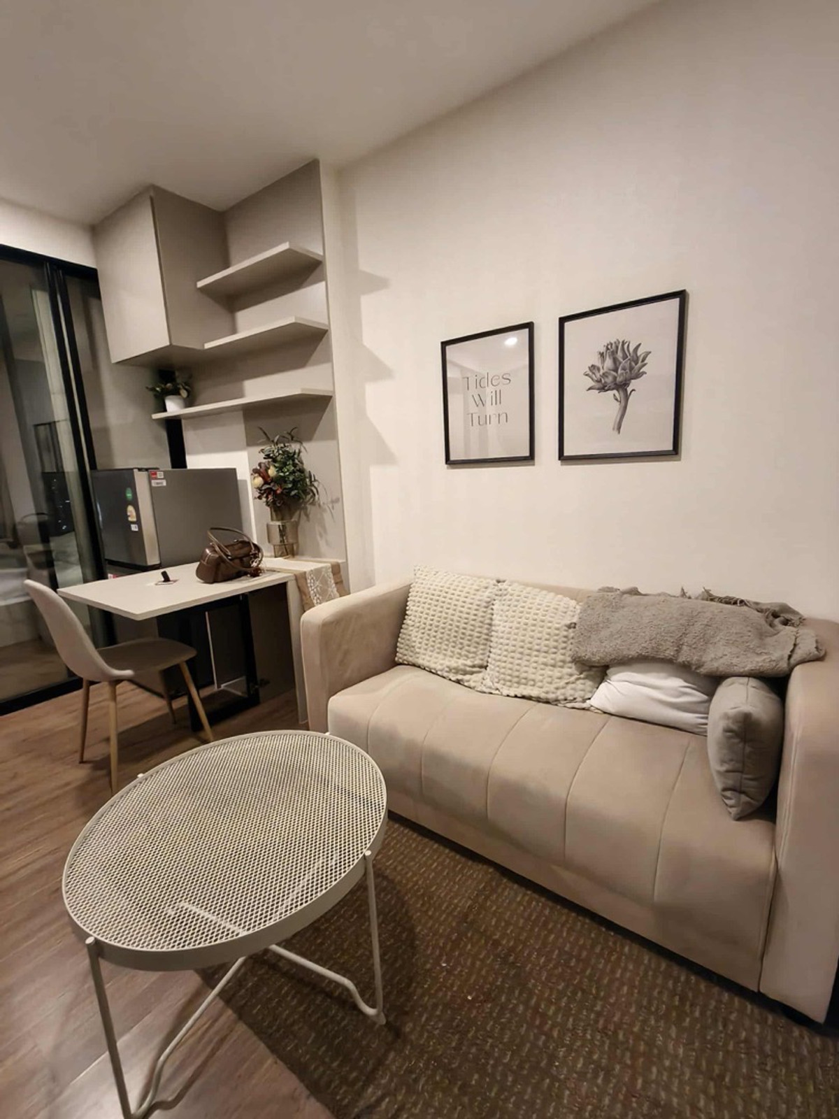 For RentCondoMin Buri, Romklao : Beautiful room for rent, ready to move in, The origin ram209, large room, 30 square meters 🥰🏘️