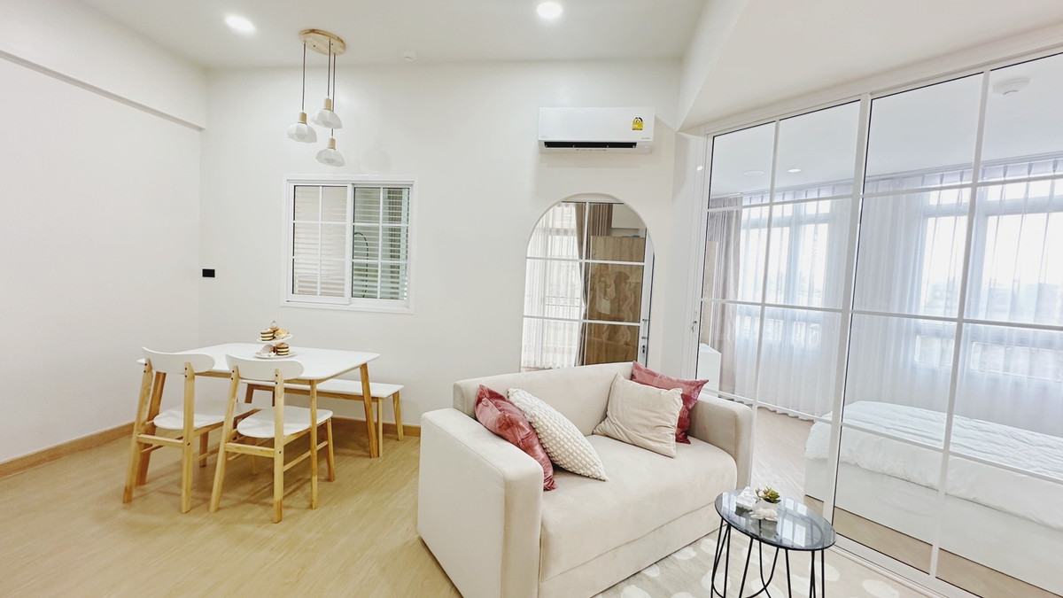 ขายคอนโดรามคำแหง หัวหมาก : ขาย Fak Khao Pode ฝักข้าวโพด ห้องสวย เฟอร์ครบ พร้อมเข้าอยู่