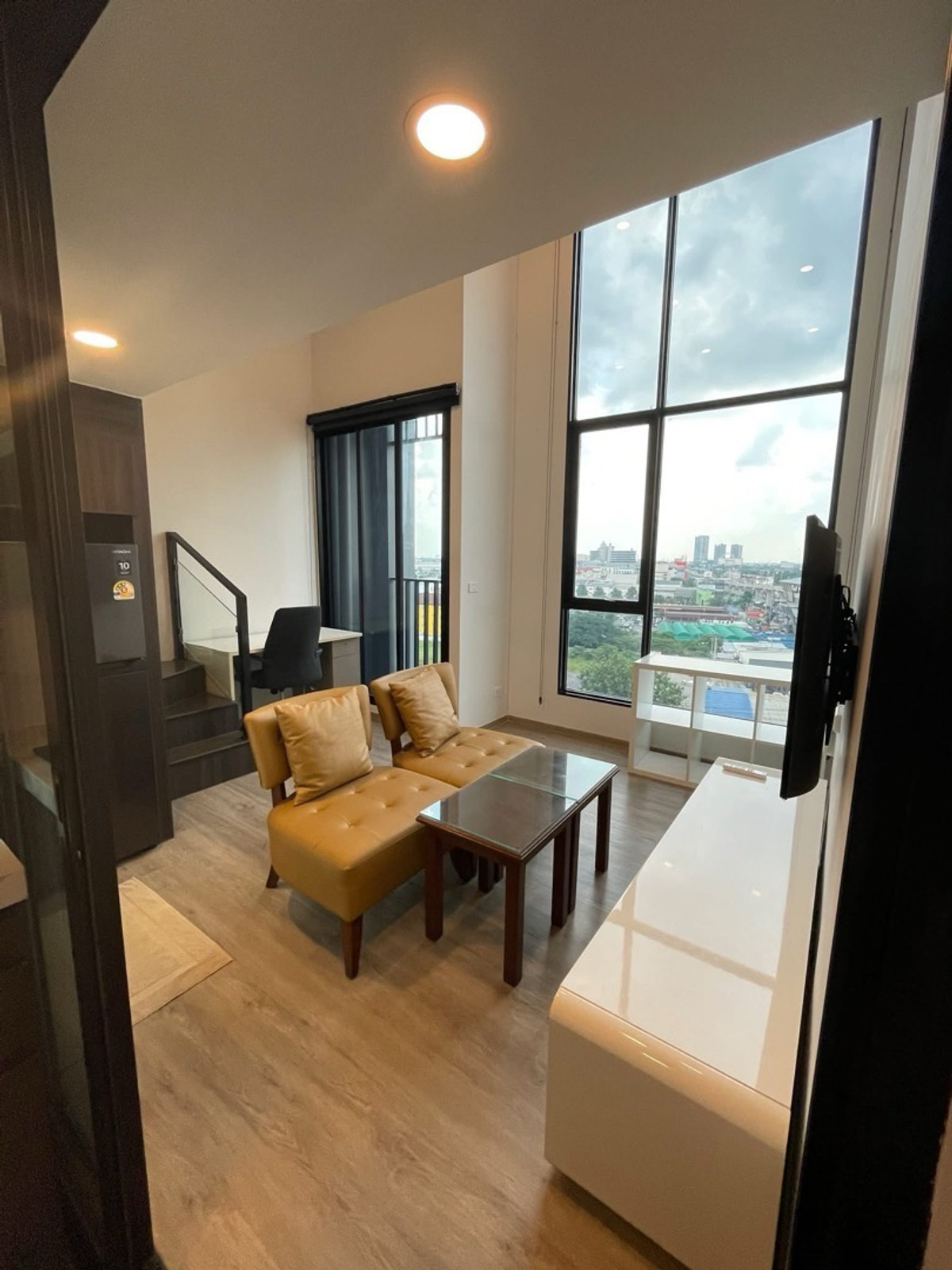 For RentCondoNawamin, Ramindra : Condo for rent, 2 floors, plug&play Ramintra, beautiful room, fully furnished, ready to move in 🏘️