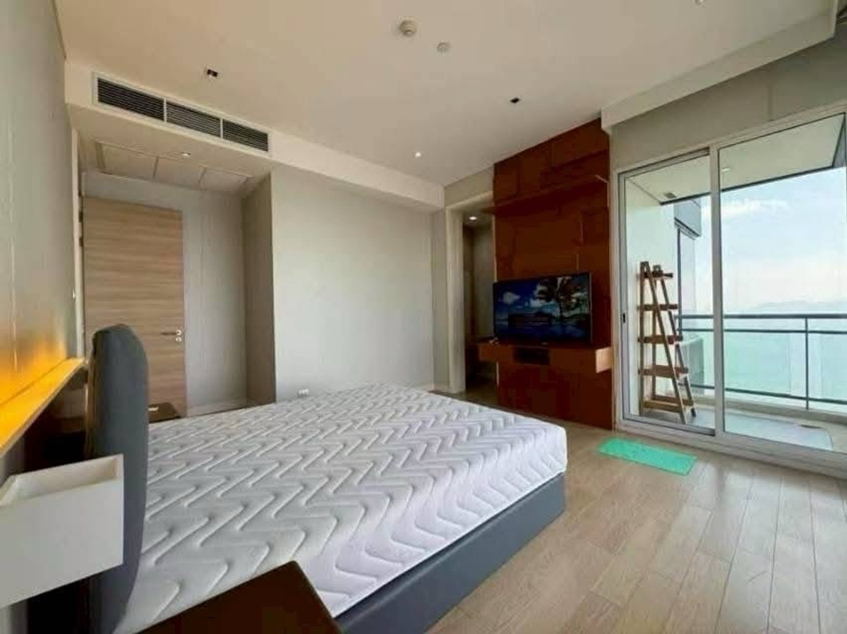 For SaleCondoPattaya, Bangsaen, Chonburi : Sea view condo for sale, Reflection Jomtien, Building B, 25th floor, 360° sea view, size 102 sq m, 1 bedroom, price 10,900,000 baht.