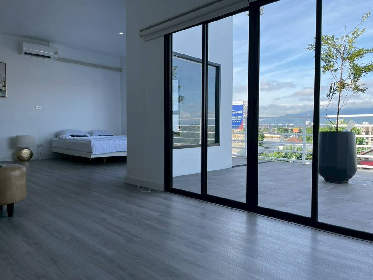 For RentChiang Mai : Line ID: @zimple_asset  Newly Opened Room near Fa Ham Intersection, Chiang Mai, Great location on Chiang Mai–Mae Jo Road with Doi Suthep views from every room. Spacious, new, beautifully designed rooms 🌿✨