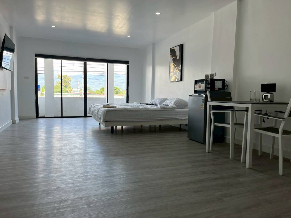 For RentChiang Mai : Line ID: @zimple_asset  Newly Opened Room near Fa Ham Intersection, Chiang Mai, Great location on Chiang Mai–Mae Jo Road with Doi Suthep views from every room. Spacious, new, beautifully designed rooms 🌿✨