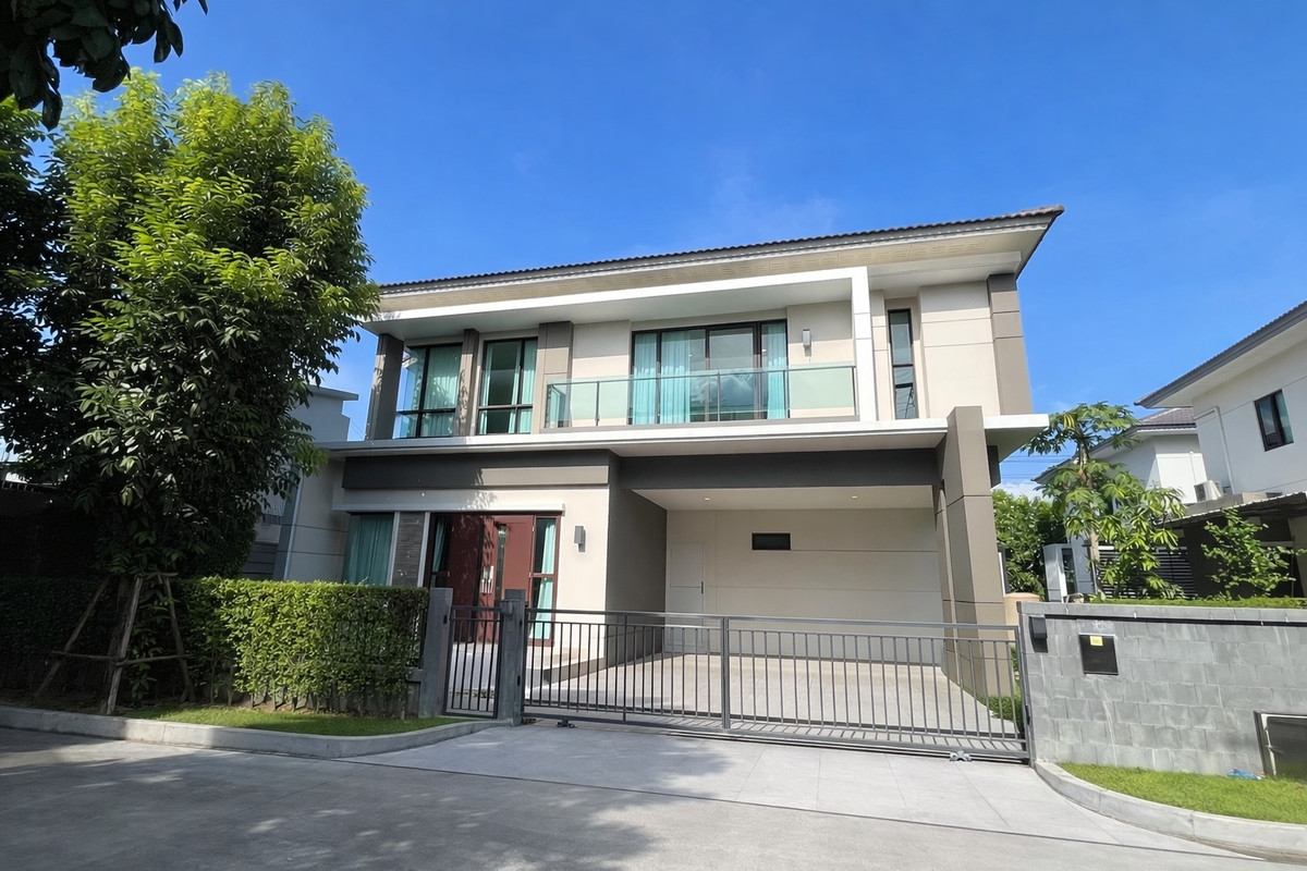 For RentHousePinklao, Charansanitwong : 🌨️🍧👀For Rent: Brand-New Single House, Never Rented – The City Ratchaphruek–Suan Phak, near Central Westville