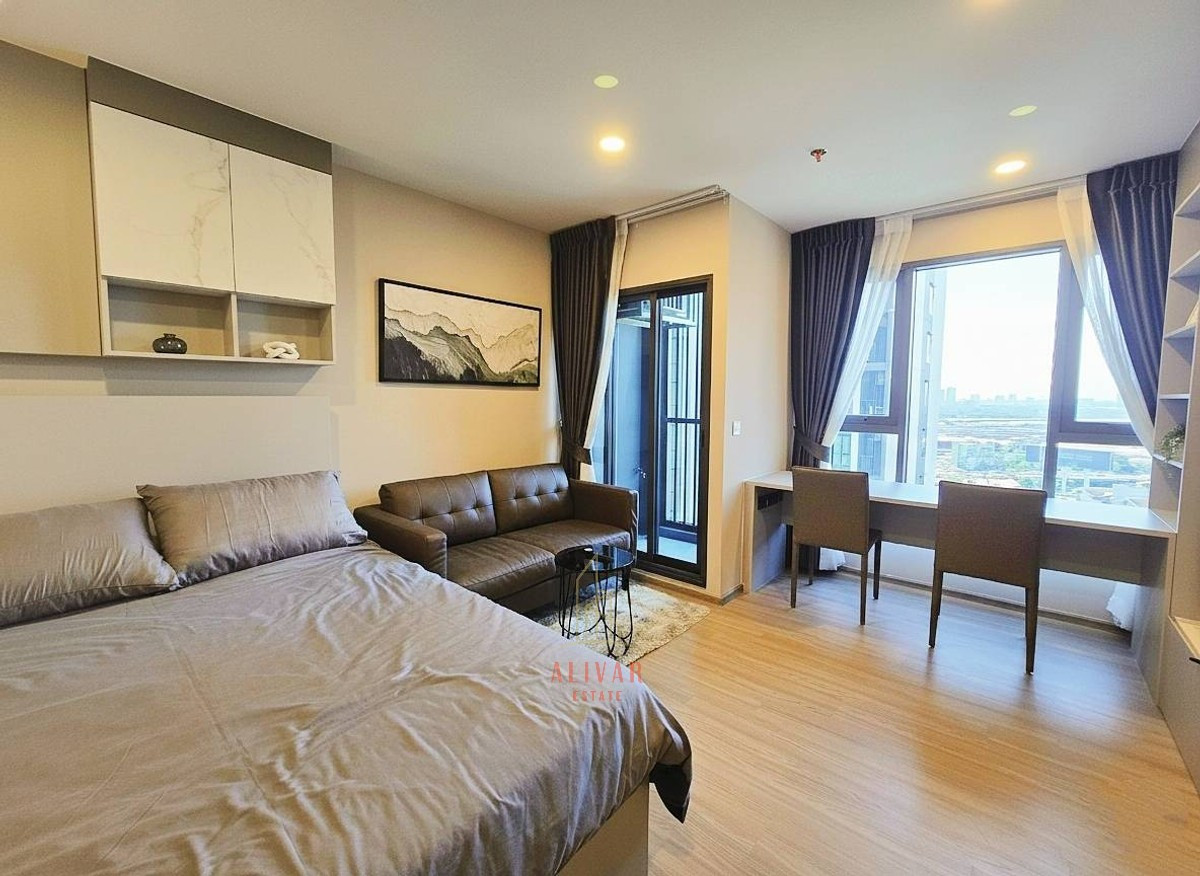 ให้เช่าคอนโดคลองเตย กล้วยน้ำไท : RC116925 Condo fully furnished for rent at Aspire Rama 4 ใกล้ BTS เอกมัย เพียง 800 เมตร