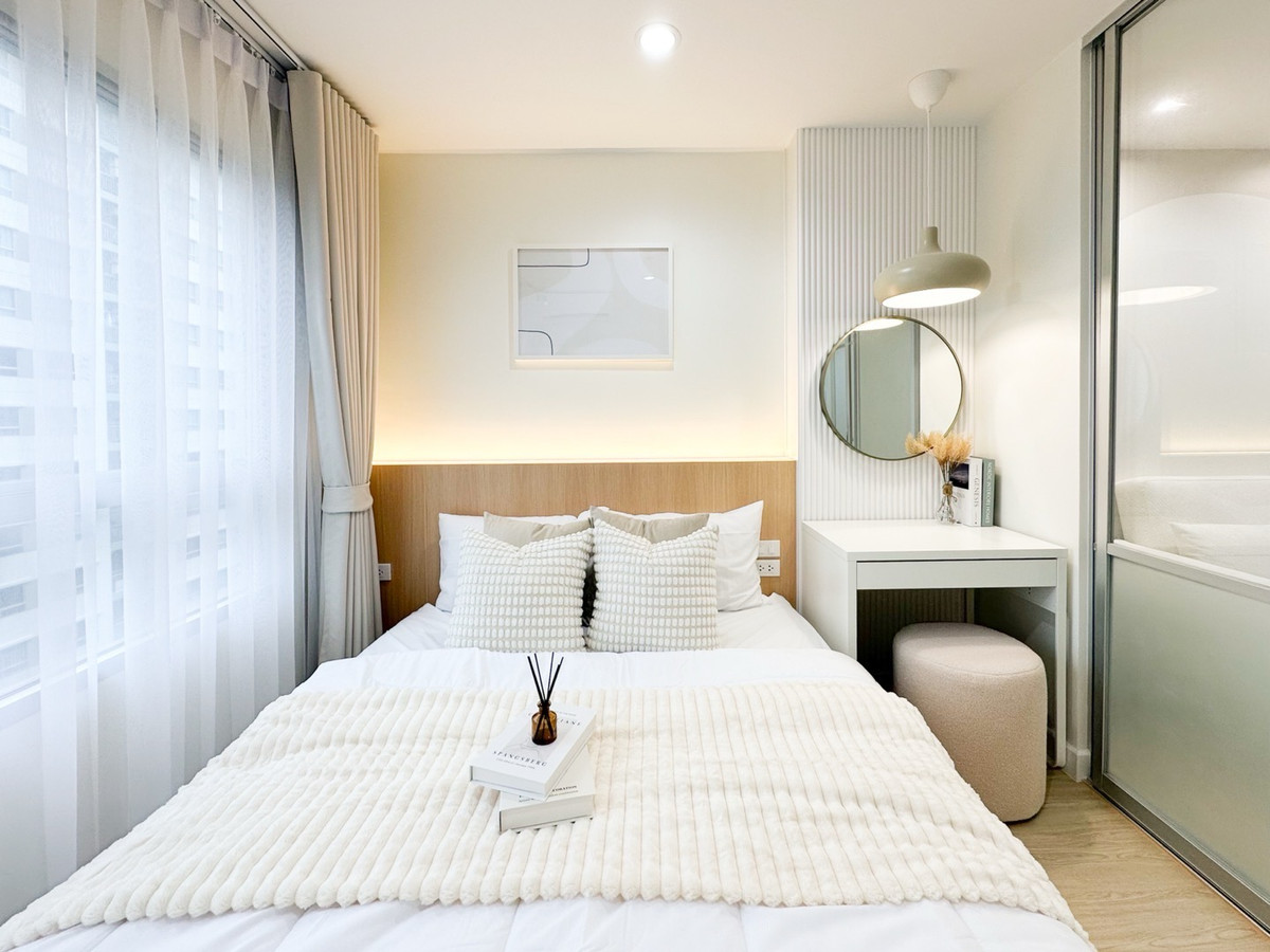 For SaleCondoNawamin, Ramindra : Beautiful room, newly renovated, installments cheaper than renting, only 6,000/month.