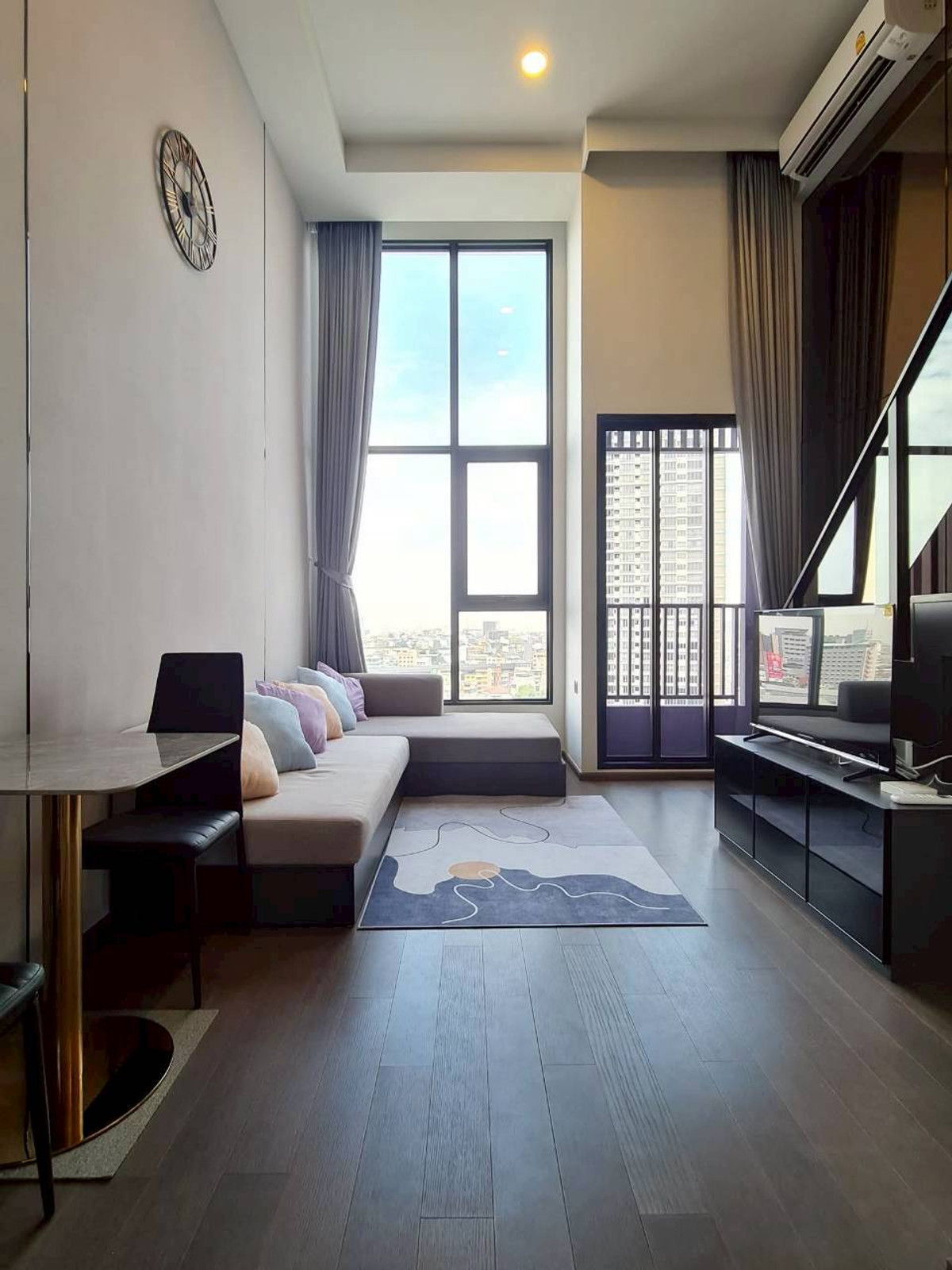 ให้เช่าคอนโดสยาม จุฬา สามย่าน : Duplex Style , Park Origin Chula Samyan 1bed 35 Sqm Fullyfurnish 28,000-