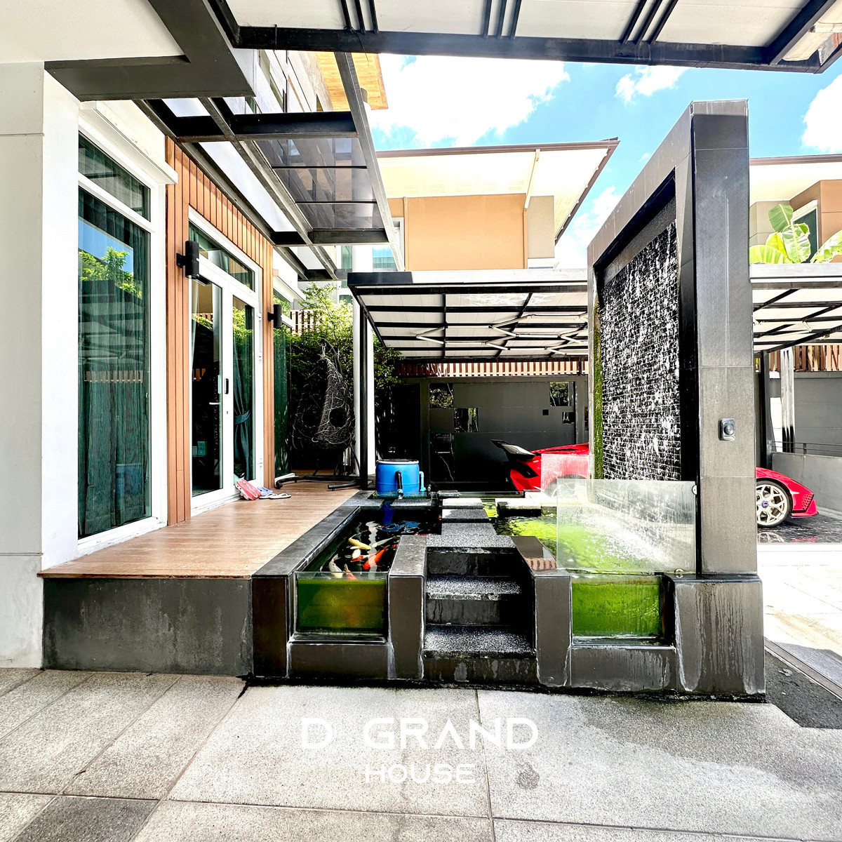 For SaleHouseLadprao, Central Ladprao : #Luxury house for sale, corner plot In the heart of early Lat Phrao, The Gallery House Pattern Project, Lat Phrao Soi 1