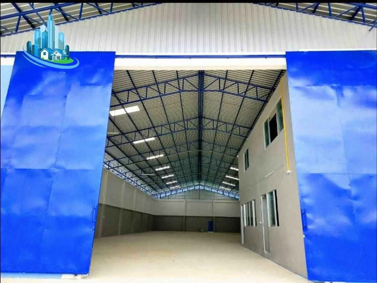 For RentWarehouseSamut Prakan,Samrong : HR3012 Newly completed warehouse for rent, size 1,100 sq m., Phraeksa area. Near Bang Pu Industrial Estate Suitable for warehouse/factory