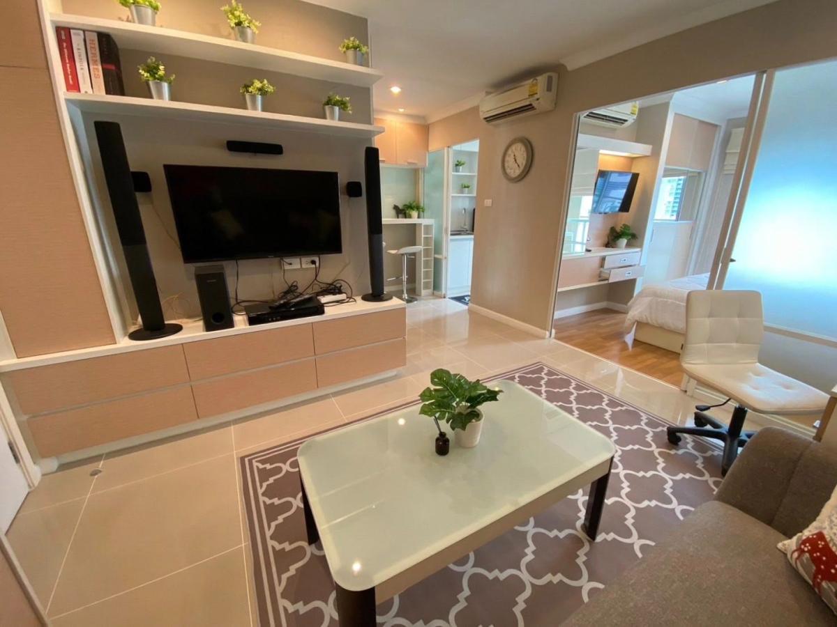 For RentCondoRama9, Petchburi, RCA : 🔥Urgent for rent🔥 Lumpini Place Rama 9-Ratchada, beautifully decorated room, wide balcony, fully furnished, ready to move in immediately.