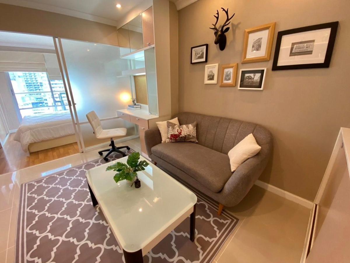 For RentCondoRama9, Petchburi, RCA : 🔥Urgent for rent🔥 Lumpini Place Rama 9-Ratchada, beautifully decorated room, wide balcony, fully furnished, ready to move in immediately.