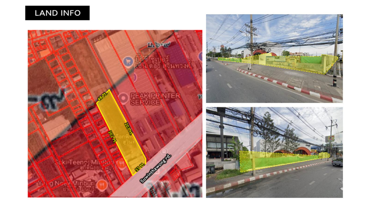 ขายที่ดินมีนบุรี-ร่มเกล้า : 🔥ขายทำเลศักยภาพจริงบนสุวินทวงศ์ ที่ดิน 5-3-6 ไร่ บนโครงข่ายหลักฝั่งกรุงเทพตะวันออก เหมาะพัฒนา Mixed-use / คอมมูนิตี้มอลล์ / โครงการอยู่อาศัย