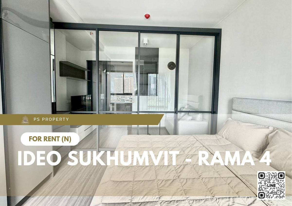 For RentCondoKhlongtoei, Kluaynamthai : For rent ✨ IDEO Sukhumvit - Rama 4 ✨ Fully furnished and equipped, near BTS Phra Khanong