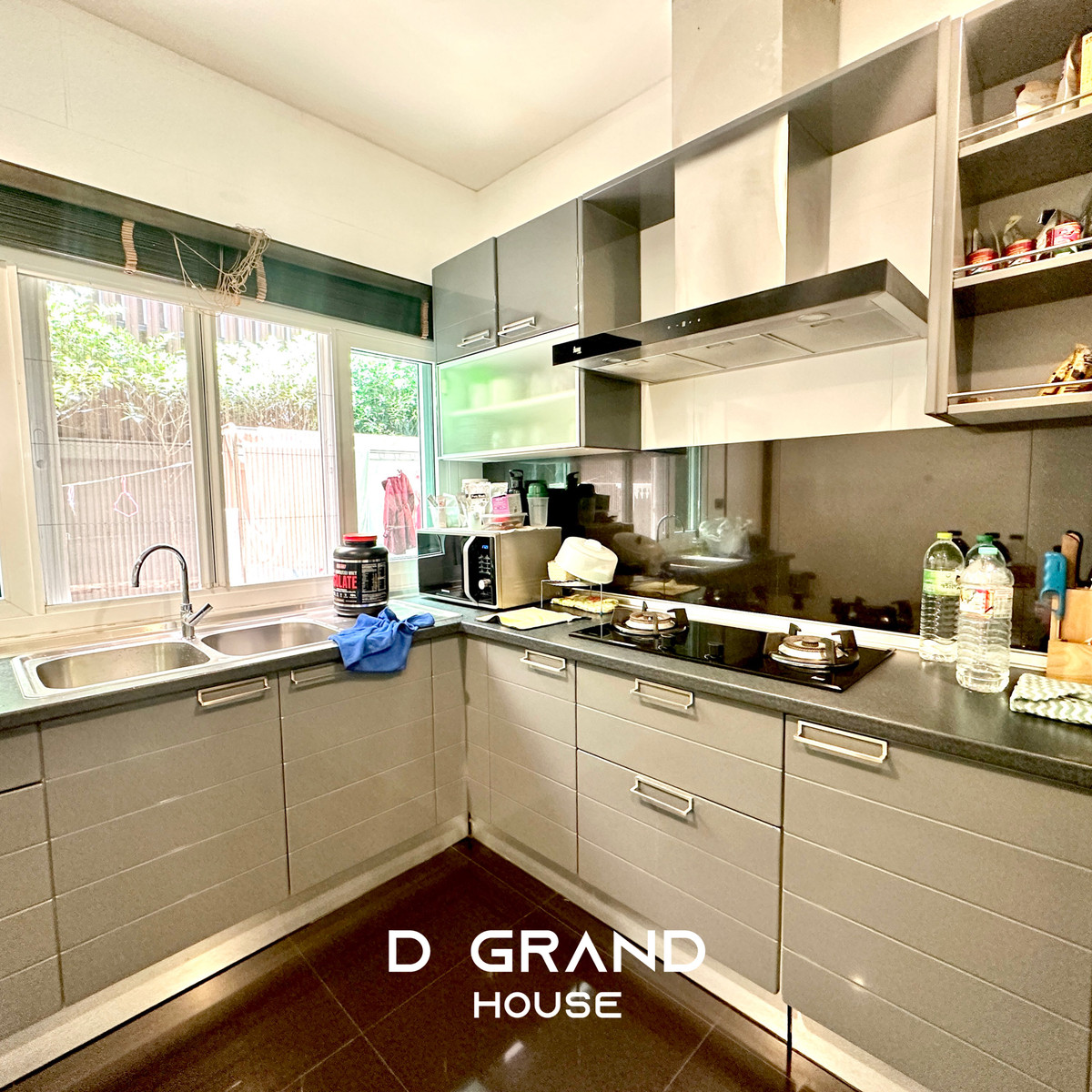 For SaleHouseLadprao, Central Ladprao : #Luxury house for sale, corner plot In the heart of early Lat Phrao, The Gallery House Pattern Project, Lat Phrao Soi 1