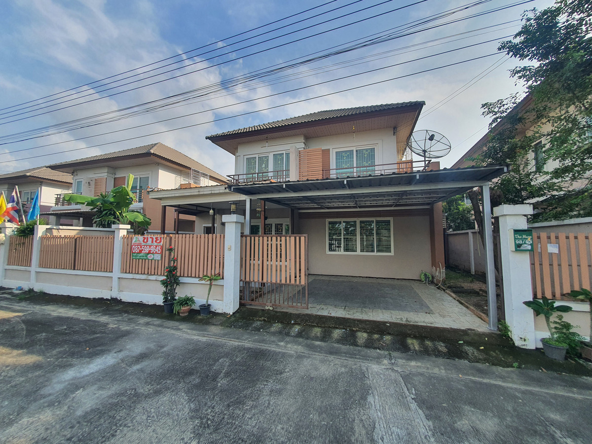 ขายบ้านนนทบุรี บางใหญ่ บางบัวทอง : ดีจนต้องรีบกดดู! บ้านเดี่ยว 2 ชั้น 60.3 ตร.ว. The muse home บางใหญ่  บ้านเดี่ยวหลังใหญ่ ทำเลดี เดินทางง่าย, ทำเลทองบางบัวทอง ใกล้เซ็นทรัลเวสต์เกต ใกล้สถานีรถไฟฟ้าสายสีม่วง