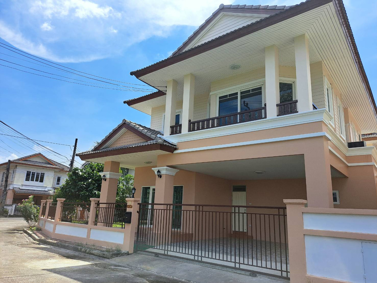 ขายบ้านนวมินทร์ รามอินทรา : ขายบ้านเดี่ยว 2 ชั้น สินธนา กรีนวิลล์ เฟส 2 นวมินทร์ 50 ทำเลทอง ใกล้เดอะมอลล์บางกะปิ 