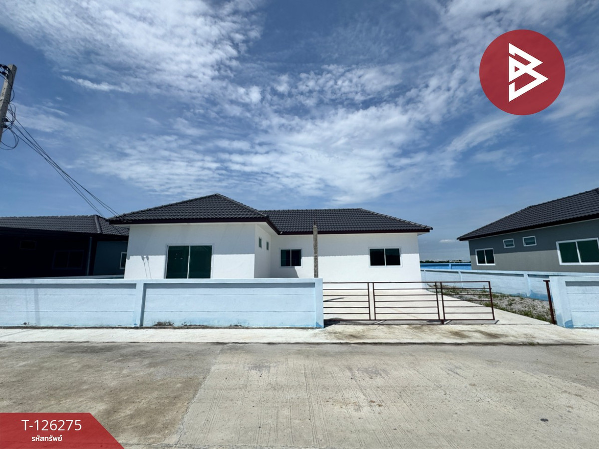 For SaleHousePattaya, Bangsaen, Chonburi : Single house for sale Tiger Soldier Village, Khlong Tamru, Chonburi