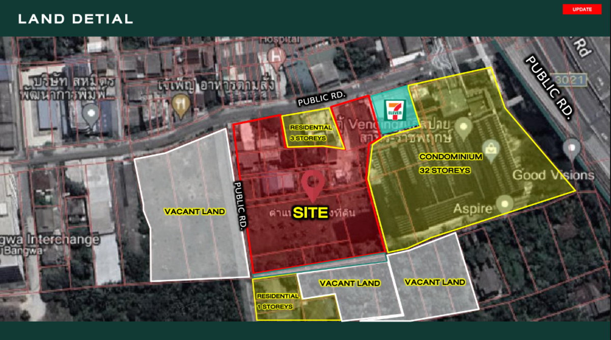 ขายที่ดินท่าพระ ตลาดพลู วุฒากาศ : 🔥ขายที่ดินติดจุดตัดรถไฟฟ้า 2 สาย (BTS x MRT) เชื่อมต่อสาทร-สีลม ในไม่กี่นาที  เนื้อที่ 4-1-45.8 ไร่ หน้ากว้าง  ศักยภาพสูง ทำเลไข่แดงฝั่งธนฯ 