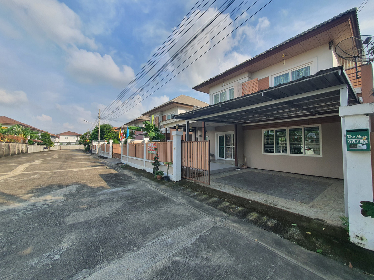 ขายบ้านนนทบุรี บางใหญ่ บางบัวทอง : ดีจนต้องรีบกดดู! บ้านเดี่ยว 2 ชั้น 60.3 ตร.ว. The muse home บางใหญ่  บ้านเดี่ยวหลังใหญ่ ทำเลดี เดินทางง่าย, ทำเลทองบางบัวทอง ใกล้เซ็นทรัลเวสต์เกต ใกล้สถานีรถไฟฟ้าสายสีม่วง