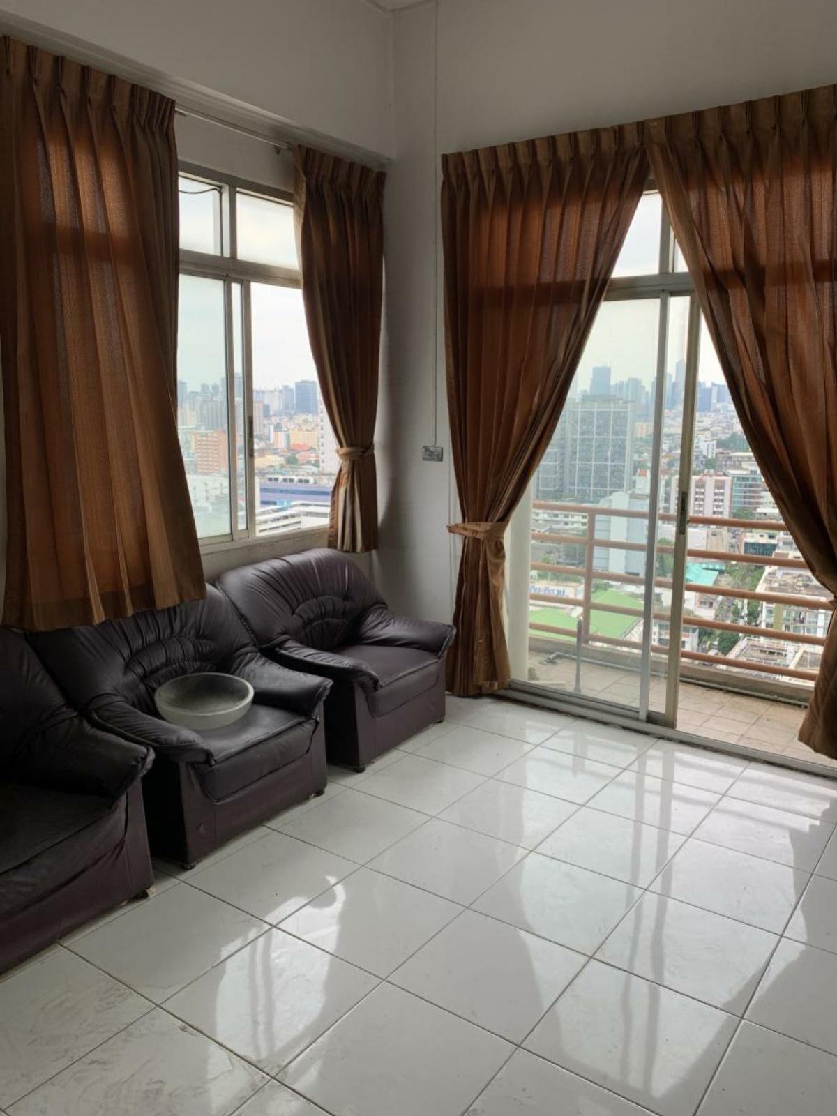 For SaleCondoSapankwai,Jatujak : For Sale Condo , Residency Height Condominium , high floor , corner unit , MRT-Sutthisan , Ratchadaphisek , Din Daeng , Bangkok , CX-112389
