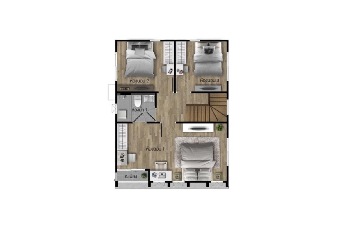 ขายบ้านบางนา แบริ่ง ลาซาล : ขายบ้าน  คณาสิริ บางนา บางบ่อ บางบ่อ สมุทรปราการ CX-137377